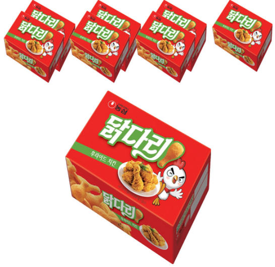농심닭다리 후라이드 치킨 맛, 66g, 8개 9,940원