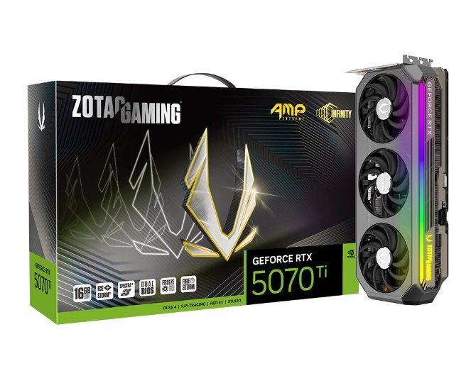 ZOTAC RTX 5070 Ti AMP EXTREME INFINITY 16GB
