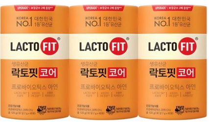 락토핏 코어 유산균 60p, 120g, 3개