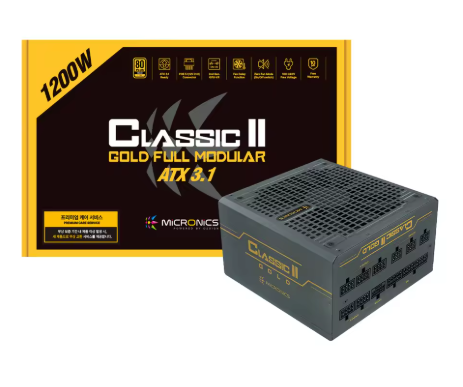 마이크로닉스 클래식 II 1200W 80PLUS골드 풀모듈러 ATX3.1