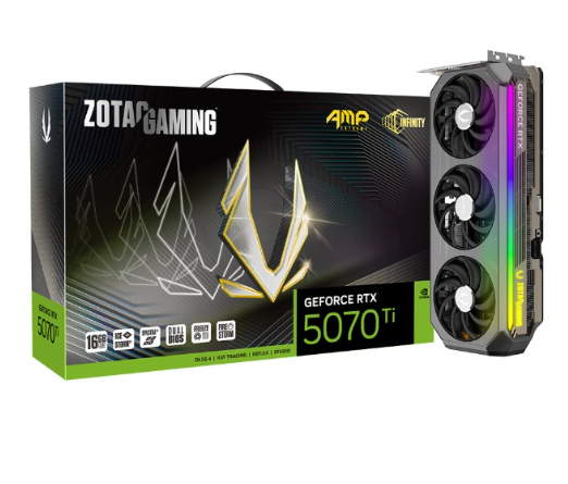 [특가] ZOTAC RTX 5070 Ti AMP EXTREME INFINITY 16GB